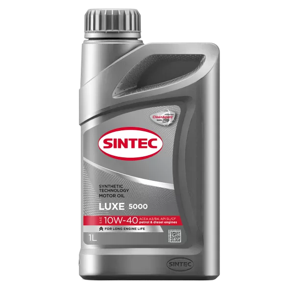 МАСЛО МОТОРНОЕ 10W40 1Л SINTEC LUXE 5000 SLCF ПОЛ